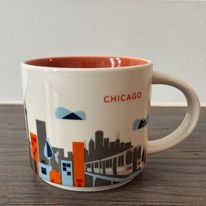 Starbucks “You Are Here” Collection Chicago Skyline Mug 14oz - Like New!!